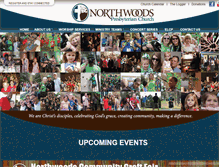 Tablet Screenshot of northwoods.org
